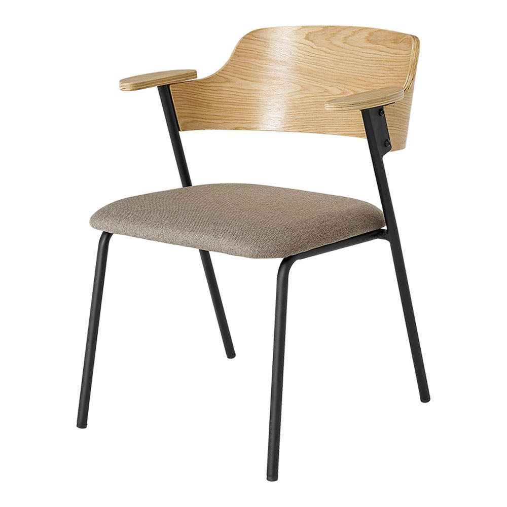 萩原 ダイニングチェア Mix ナチュラル/ライトグレー LC-4835NA-LGY