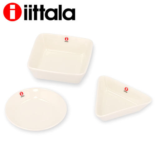 iittala イッタラ Teema ティーマ ミニサービング ホワイト 3点セット Mini Serving Set