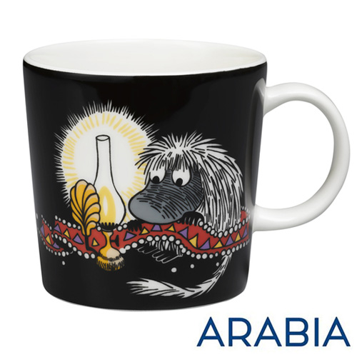 ARABIA アラビア Moomin ムーミン マグ ご先祖様 ブラック 300ml マグカップ