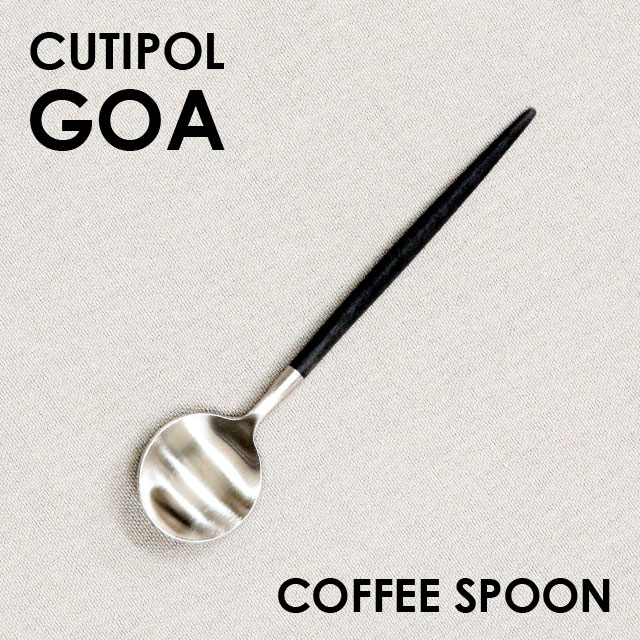 Cutipol クチポール GOA Black ゴア ブラック Tea spoon/Coffee spoon ティースプーン/コーヒースプーン