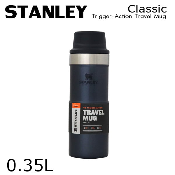 STANLEY スタンレー Classic Trigger-Action Travel Mug クラシック 真空ワンハンドマグ ロイヤルブルー 0.35L 12oz