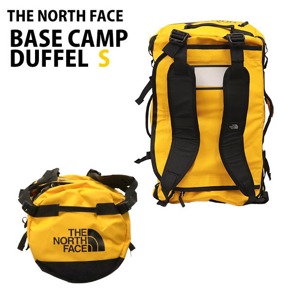 THE NORTH FACE バックパック BASE CAMP DUFFEL S ベースキャンプ ダッフル 50L サミットゴールド×TNFブラック