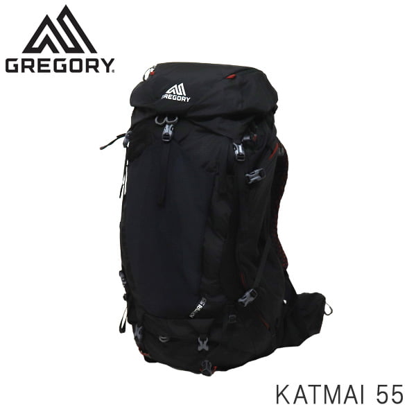 グレゴリー GREGORY カトマイ55 ボルケニックブラック M/L 登山用品