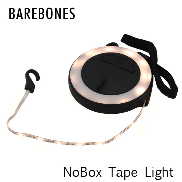 よろずやマルシェ本店 | Barebones Living ベアボーンズ リビング NoBox Tape Light ノーボックス テープライト LED  Black ブラック: インテリア・家具・収納 －食品・日用品から百均まで個人向け通販
