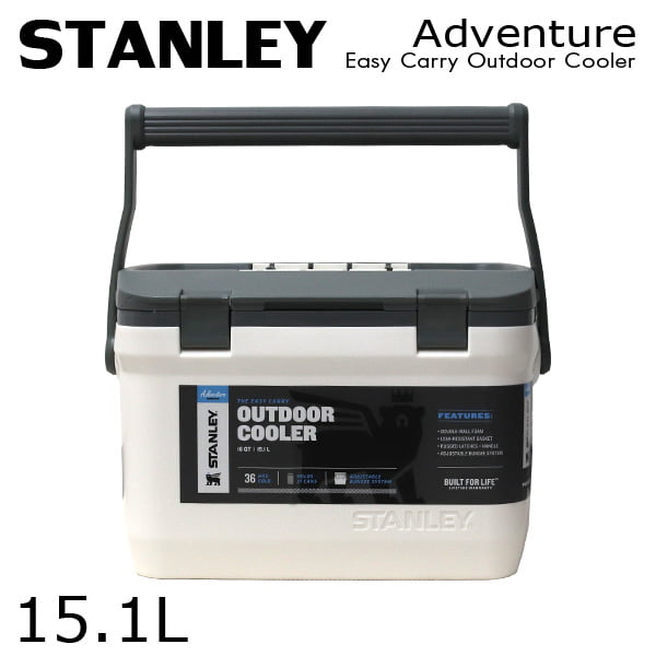 よろずやマルシェ本店 STANLEY スタンレー Adventure Easy Carry Outdoor Cooler アドベンチャー クーラーボックス  ホワイト 15.1L 16QT: 日用品・キッチン・洗剤 －食品・日用品から百均まで個人向け通販