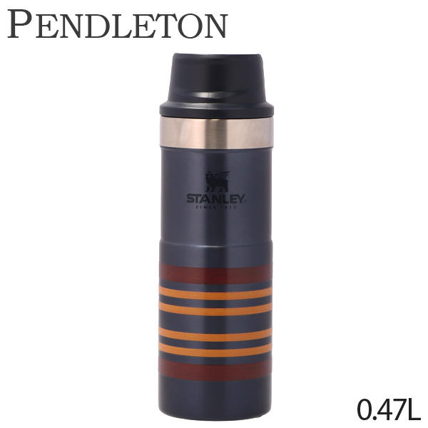 PENDLETON ペンドルトン Trigger-Action Travel Mug スタンレー クラシック 真空ワンハンドマグ XW842-55207 ロイヤルブルー 0.47L