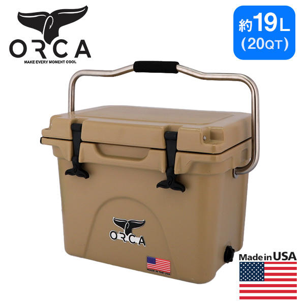 ORCA オルカ クーラーボックス Cooler クーラー Tan タン 20QT 19L