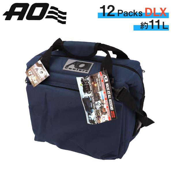 AO Coolers Deluxe Canvas Soft Cooler - 12-Can Capacity, High-Density Insulation, Leakproof Liner, Shoulder Strap (Black) - View #9