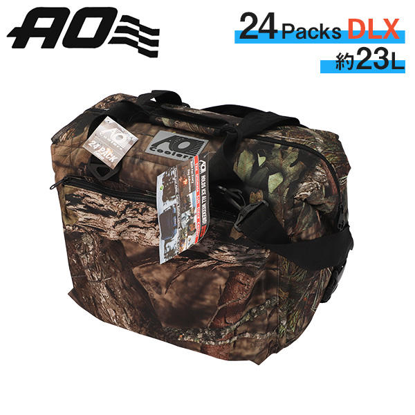 AO Coolers エーオークーラーズ 保冷バッグ 24Pack Deluxe Canvas Soft Cooler 24パック キャンバス DLX ソフト クーラー Mossy Oak モッシーオーク 23L