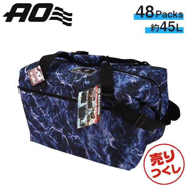 【売りつくし】AO Coolers エーオークーラーズ 保冷バッグ 48Pack Canvas Soft Cooler 48パック キャンバス ソフト クーラー Bluefin ブルーフィン 45L