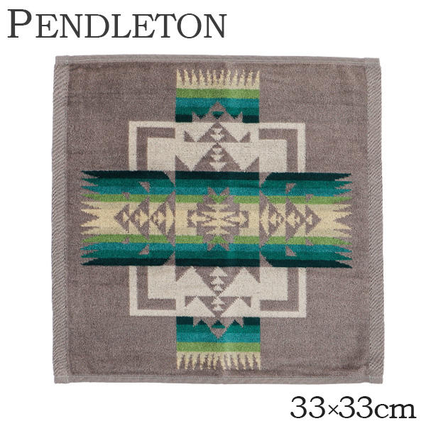 PENDLETON ペンドルトン Jacquard Wash Cloth ジャガードウォッシュクロス XB220-51108 チーフジョセフグレー