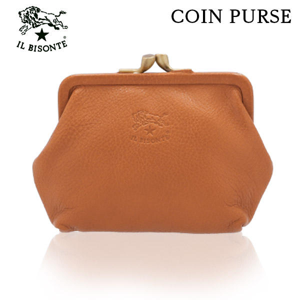 IL BISONTE イルビゾンテ COIN PURSE コインパース CARAMEL キャラメル CA106 SCP005 コインケース PV0005