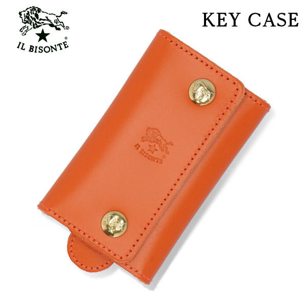 よろずやマルシェ本店 | IL BISONTE イルビゾンテ KEYRING キーリング ORANGE オレンジ OR102 SKH123  キーホルダー PG0001: 日用品・キッチン・洗剤 －食品・日用品から百均まで個人向け通販