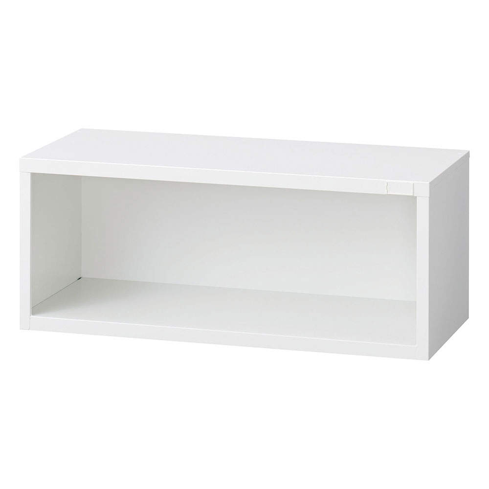 生興 ALZシリーズ オープン書庫 ホワイト W880xD380×H360mm ALZ-K31
