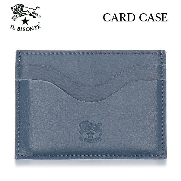 IL BISONTE イルビゾンテ CARD CASE カードケース BLUE DENIM ブルーデニム BL312 SCC050 PV0001