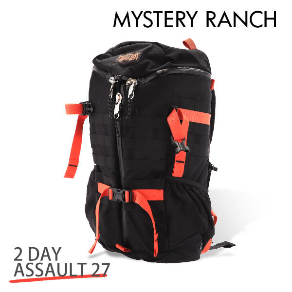 よろずやマルシェ本店 | MYSTERY RANCH ミステリーランチ バックパック 2 DAY ASSAULT 27 2デイアサルト S/M 27L  WILDFIRE BLACK ワイルドファイヤーブラック: ファッション －食品・日用品から百均まで個人向け通販