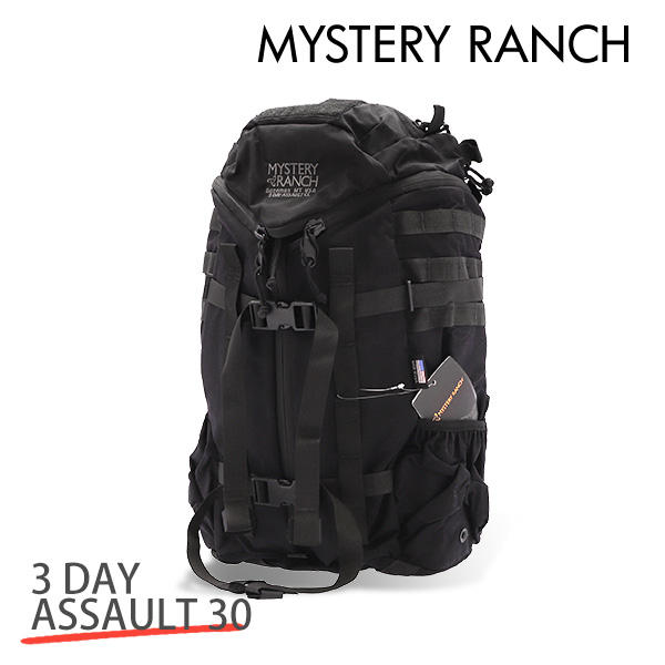 MYSTERY RANCH ミステリーランチ バックパック 3 DAY ASSAULT CL 30 3デイアサルトCL S/M 30L BLACK  ブラック