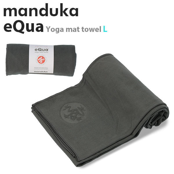 Manduka マンドゥカ eQua イークア ヨガマットタオル Thunder サンダー L