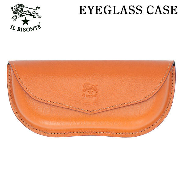 IL BISONTE イルビゾンテ GLASSES CASE メガネケース CARAMEL キャラメル CA140 SCA087 PV0005