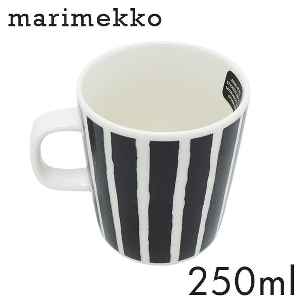 Marimekko マリメッコ Piccolo ピッコロ マグ マグカップ 250ml ホワイト×ブラック