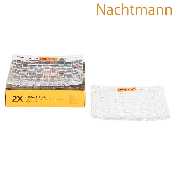 Nachtmann ナハトマン Bossa Nova ボサノバ スクエアプレート 14cm 2枚セット 101907