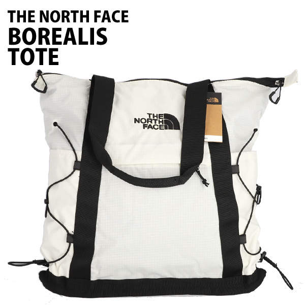 THE NORTH FACE ノースフェイス トートバッグ BOREALIS TOTE ボレアリス トート ホワイト×ブラック