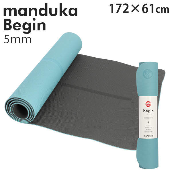 Manduka マンドゥカ Begin Yogamat ビギン ヨガマット BLUE LOTUS THUNDER ブルーロータスサンダー 5mm