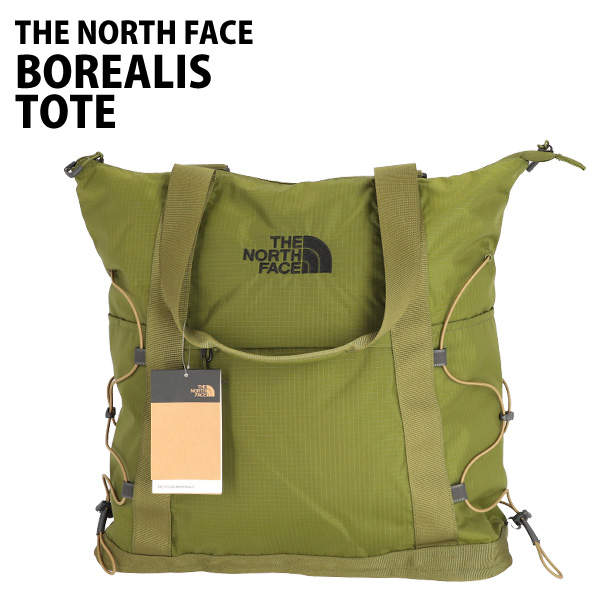 THE NORTH FACE ノースフェイス トートバッグ BOREALIS TOTE ボレアリス トート 22L フォレストオリーブ×ユーティリティブラウン
