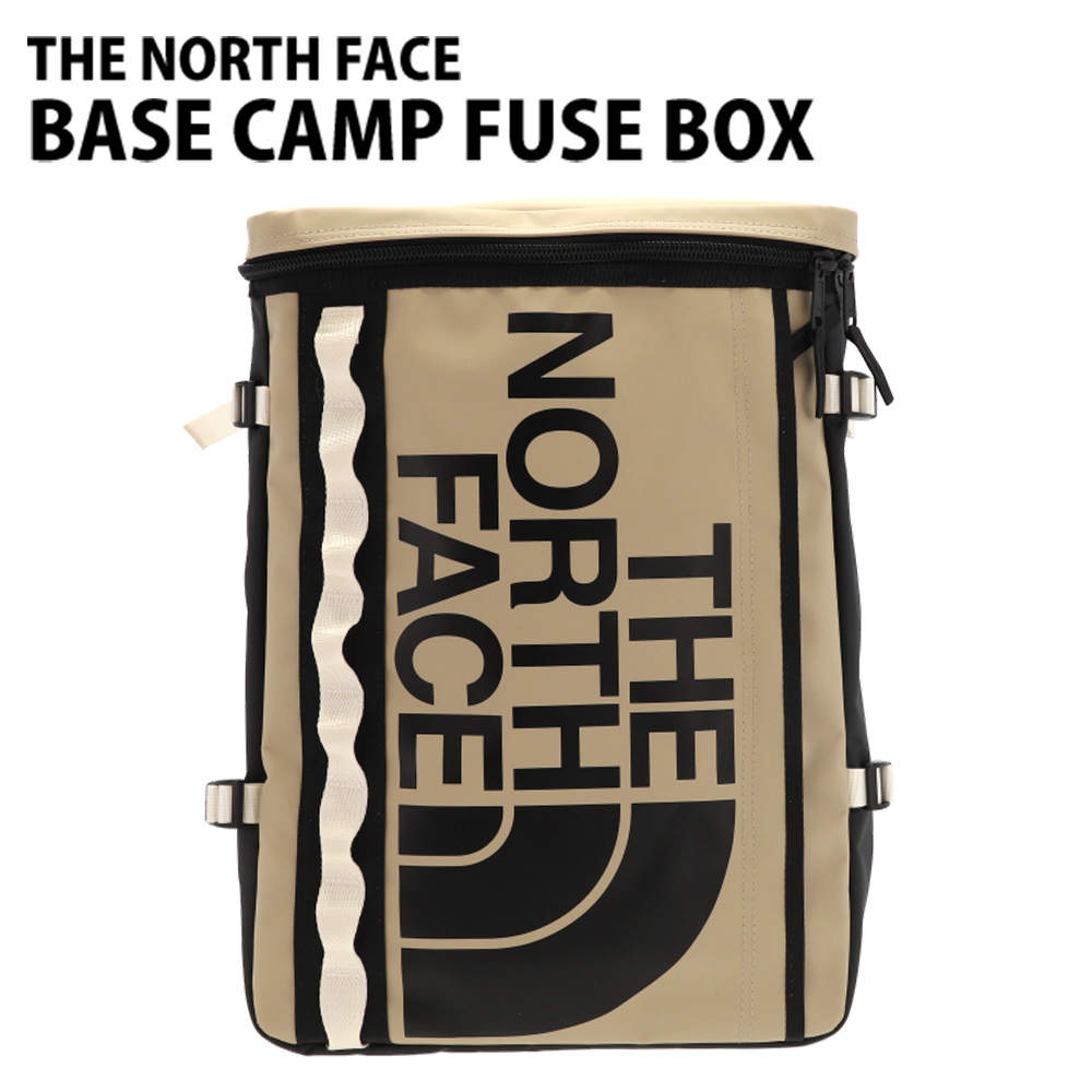 THE NORTH FACE ノースフェイス バックパック BASE CAMP FUSE BOX ベースキャンプ ヒューズボックス 30L フラックス ホワイトデューン ブラック