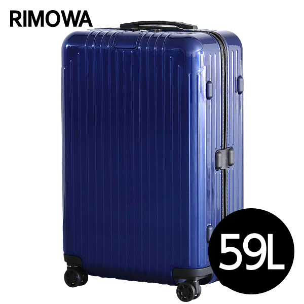 リモワ RIMOWA スーツケース エッセンシャル ライト チェックインM 59L グロスブルー ESSENTIAL Check-In M  823.63.60.4