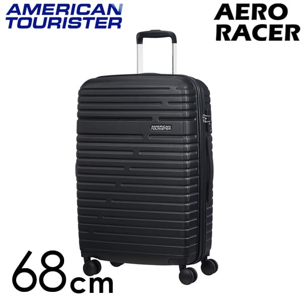 よろずやマルシェ本店 Samsonite スーツケース American Tourister Aero Racer アメリカンツーリスター エアロレーサー Exp 68cm ジェットブラック 1169 1465 ジェットブラック ファッション 食品 日用品から百均まで個人向け通販