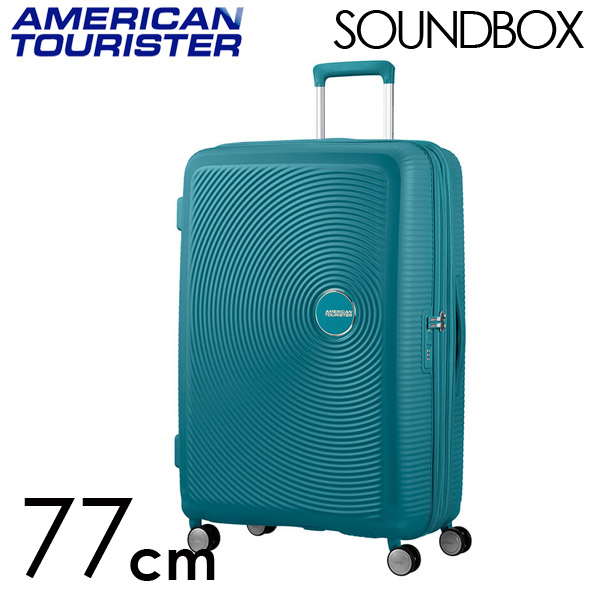 Samsonite スーツケース American Tourister Soundbox アメリカンツーリスター サウンドボックス EXP 77cm ジェイドグリーン 88474-1457【他商品と同時購入不可】