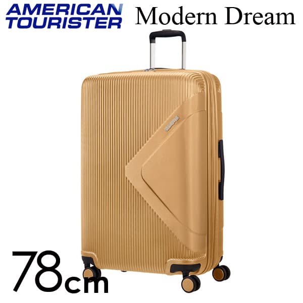 よろずやマルシェ本店 Samsonite スーツケース American Tourister Soundbox アメリカンツーリスター モダンドリーム 78cm ゴールド 110082 1366 他商品と同時購入不可 ファッション 食品 日用品から百均まで個人向け通販