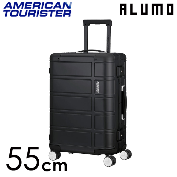 よろずやマルシェ本店 Samsonite スーツケース American Tourister Alumo アメリカンツーリスター アルモ Exp 55cm ブラック 1041 ファッション 食品 日用品から百均まで個人向け通販