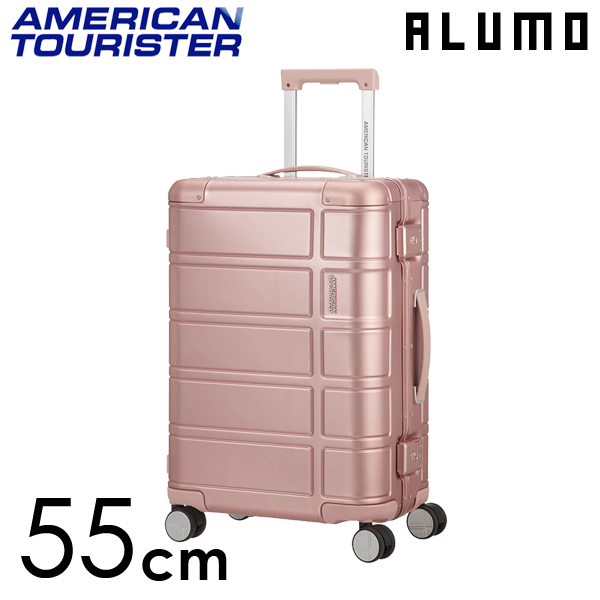 Samsonite スーツケース American Tourister ALUMO アメリカンツーリスター アルモ 55cm ローズ 122763-1751