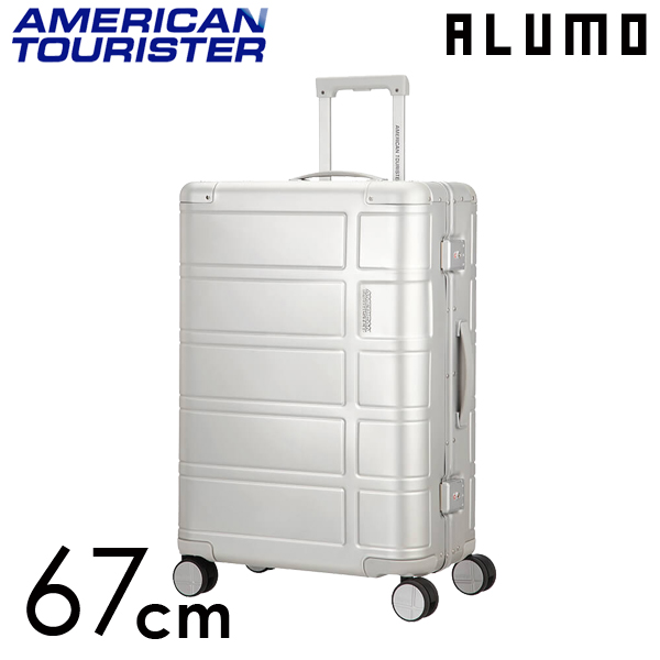 Samsonite スーツケース American Tourister ALUMO アメリカンツーリスター アルモ 67cm シルバー 122764-1776