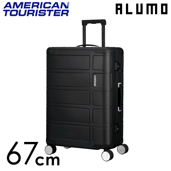 Samsonite スーツケース American Tourister ALUMO アメリカンツーリスター アルモ 67cm ブラック 122764-1041