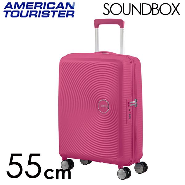 Samsonite スーツケース American Tourister Soundbox アメリカンツーリスター サウンドボックス 55cm EXP  マゼンタ