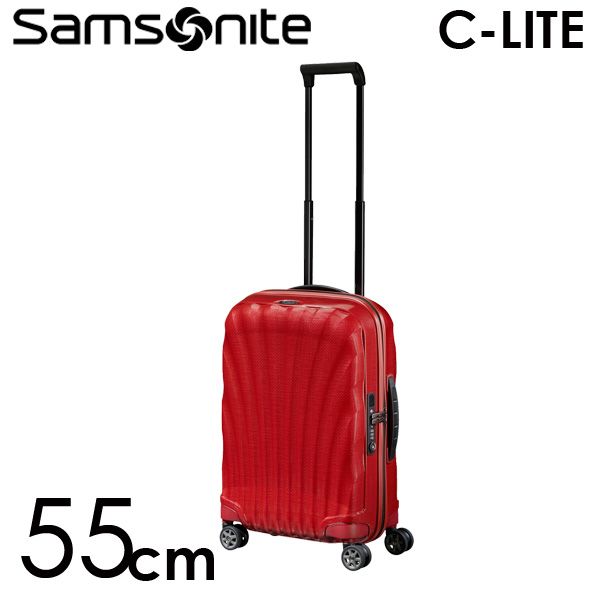 Samsonite スーツケース C-LITE Spinner シーライト スピナー 55cm チリレッド 122859-1198