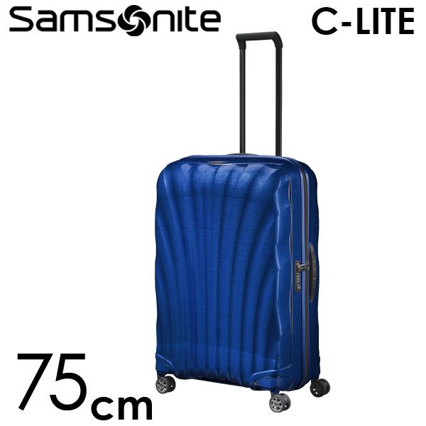 Samsonite スーツケース C-LITE Spinner シーライト スピナー 75cm ディープブルー 122861-1277【他商品と同時購入不可】