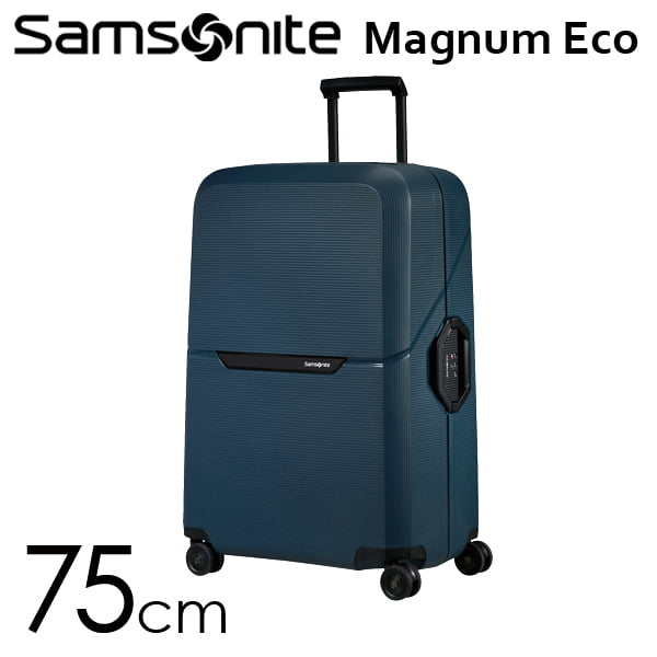 Samsonite スーツケース Magnum Eco Spinner マグナムエコ スピナー 75cm ミッドナイトブルー【他商品と同時購入不可】