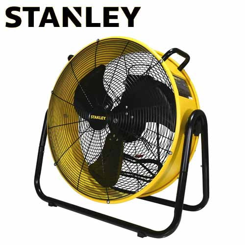 スタンレー 扇風機 ドラム式工業扇 開放式モーター 50cm イエロー SLF005018