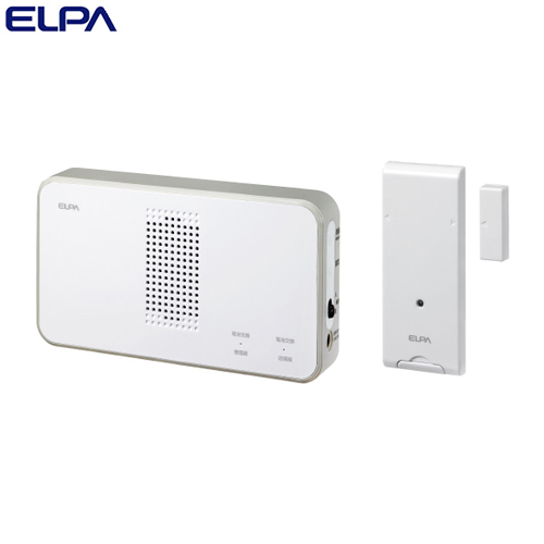 ELPA ワイヤレスチャイム ドア開閉センサーセット (受信器・送信器) EWS-S5034