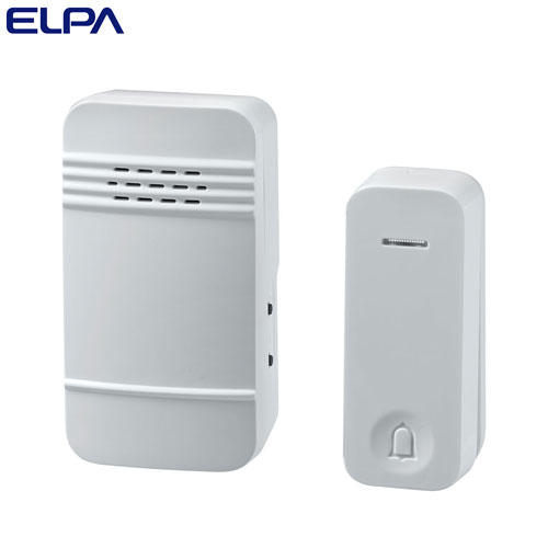 ELPA 電池がいらないワイヤレスチャイム 標準押ボタンセット (受信器・送信器) WC-S6040AC