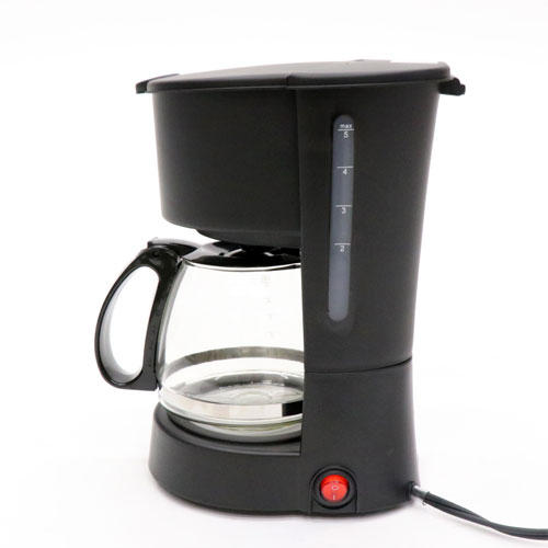 HIRO ドリップコーヒーメーカー 5杯用 ブラック CM-102
