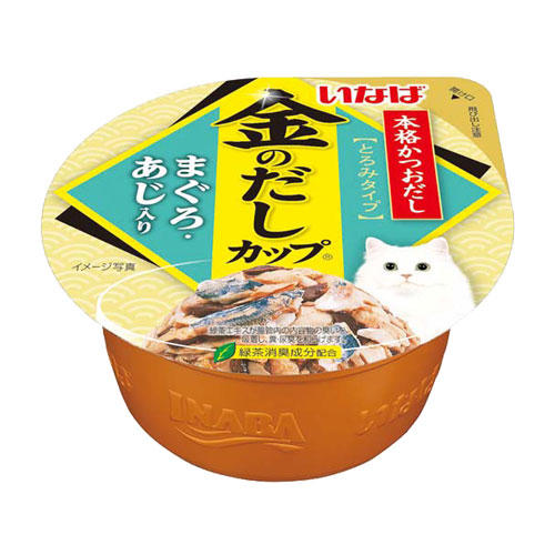 【ポイント10倍】いなば 金のだし まぐろ・あじ入り 70g IMC-139