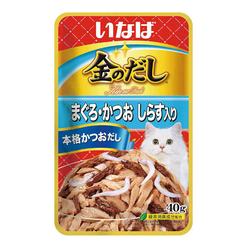 いなば 金のだし パウチ まぐろ・かつお しらす入り 40g TCR-152