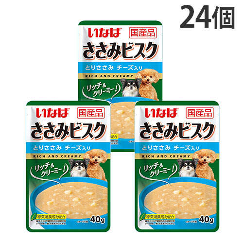 いなば ささみビスク とりささみ チーズ入り 40g×24個