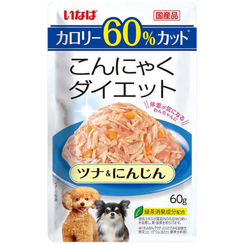 『ポイント15倍』いなば こんにゃくダイエット ツナ＆にんじん 60g DRP-19