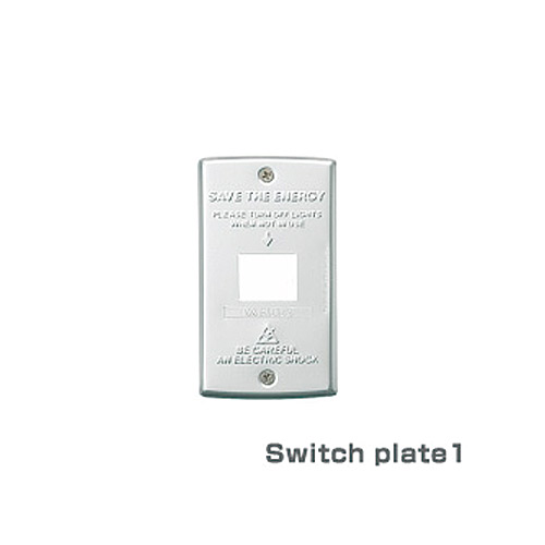 【売切れ御免】アートワークスタジオ スイッチプレート 1口タイプ「Switch plate1」(TK-2041)